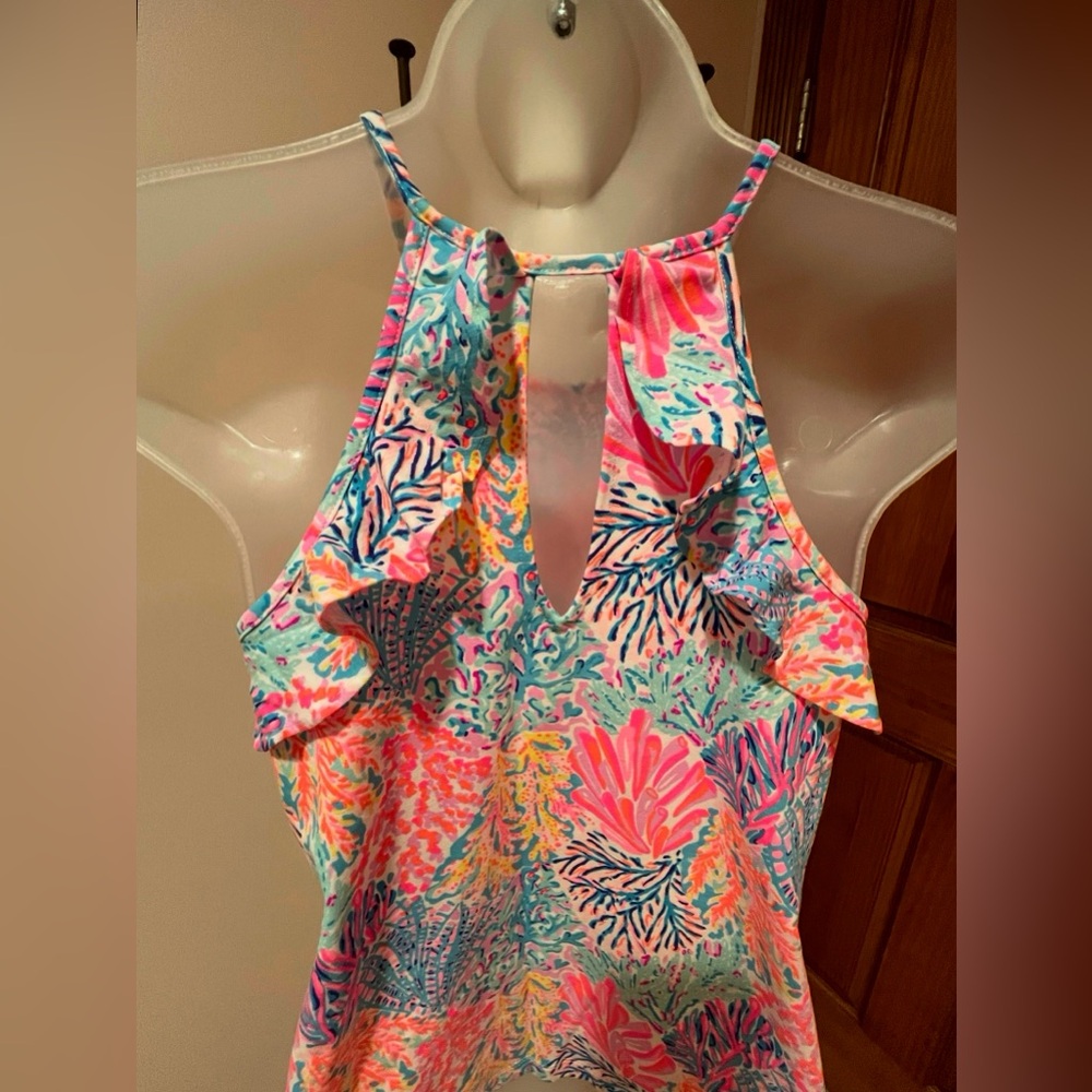 NWOT NEW Lilly Pulitzer Billie Tank Top Color Multi Splashdance Size XXS - Picture 6 of 11